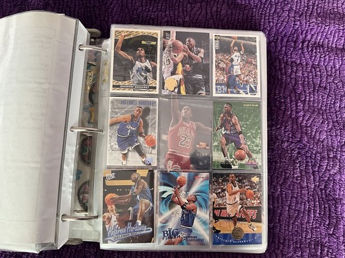BASKETBALL CARDS,ALBUM OF 290 CARDS FROM 1990S,EXCELLENT CONDITION - Picture 3 of 17