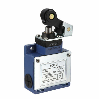 uxcell® 240VAC 3A Momentary Rotatable Roller Plunger Actuator Limit Switch XCK-P 