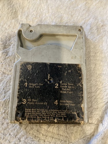 Alice Cooper Schools Out 8 Track 1972 Warner Bros M8 2623 Untested - Picture 3 of 4
