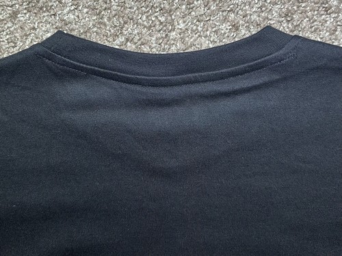 Bleecker and Mercer Men’s T-Shirt Prayer Hands Gold Rosary Beads S/S Crew Size L - Picture 13 of 17