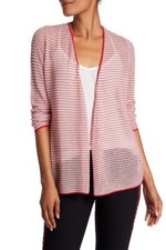 Zadig  Voltaire Daphnee Open-Stitch Women's Red Cardigan L37109 Size Small