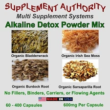 Irish Sea Moss - Bladderwrack - Burdock Root - WITH SARSAPARILLA ROOT - NEW!