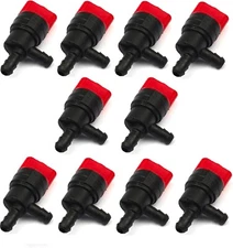 10PCS 1/4" ID Inline Fuel Shutoff Valves for BS 494769 697944 698181 35857