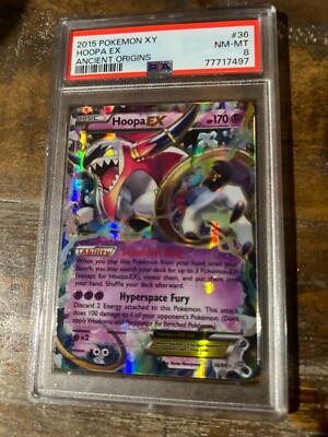 Pokemon Build And Battle Pokemon TCG Card - Hoopa-EX (36/98) Holo - Ancient  Origins Set Rayquaza Pokemon Card