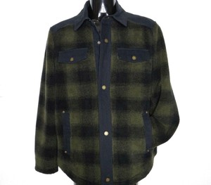 green flannel jacket