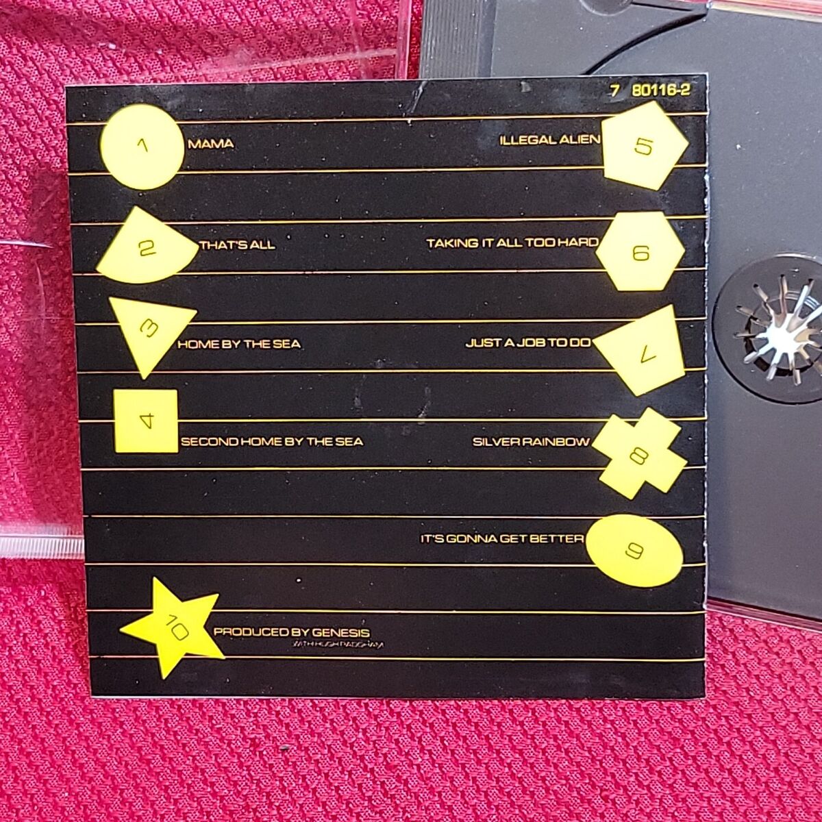 GENESIS Self Titled 1983 audio music compact disc CD Vintage GENESIS Self Titled 1983 audio music compact disc CD Vintage