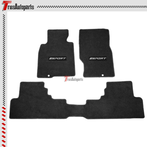 Fit 0813 Infiniti G37 Coupe Black Floor Mat Carpets Nylon 3PCS w