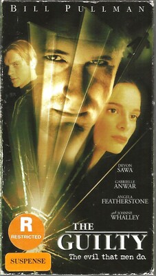 The Guilty VHS 2000 Bill Pullman Devon Sawa Gabrielle Anwar Suspense Thriller R