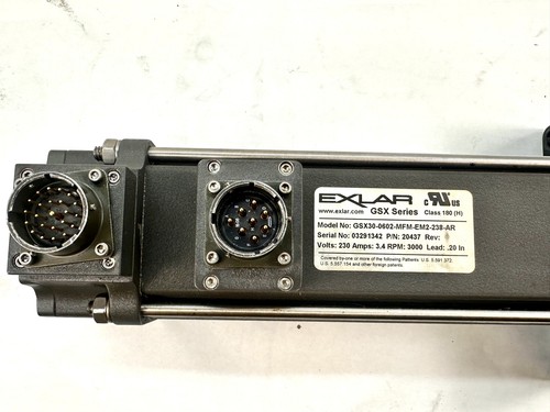 Exlar GSX30-0602-MFM-EM2-238-AR Linear Actuator GSX Series 20437 - Picture 4 of 4