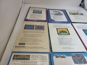 9 NEW Game LOT of Intellivision Games Donkey Kong Jr/Venture/Lady Bug #YY6