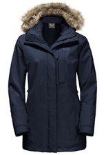 Jack Wolfskin Parka Coat Womens Xl Arctic Ocean 3 In 1 Jacket Insulated