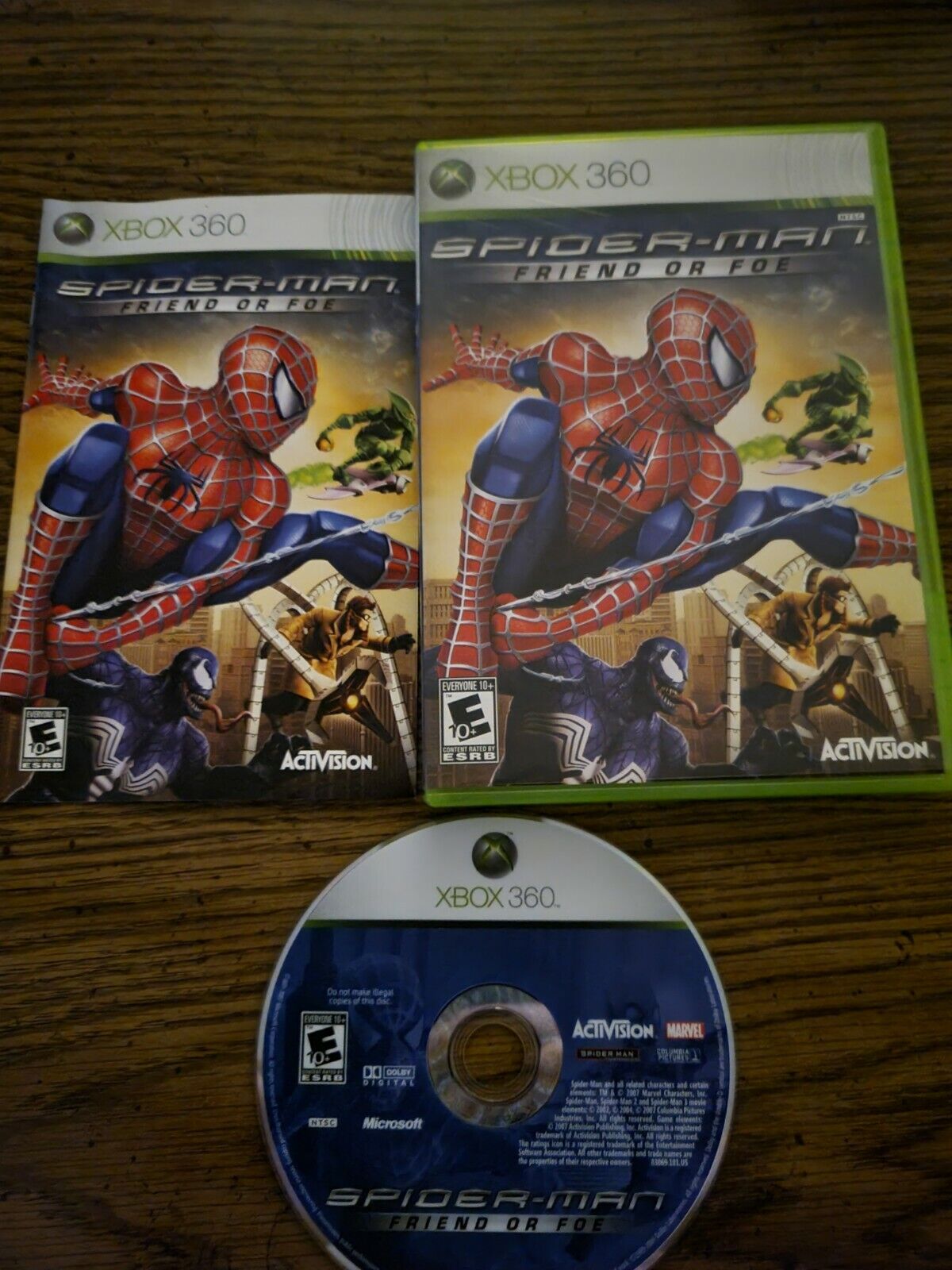 Spiderman Friend or Foe Xbox 360 Game