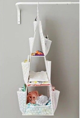 Ikea Pluring Hanging Storage With 3 Compartments White New In Pkg Ikea Pluring Hanging Storage With 3