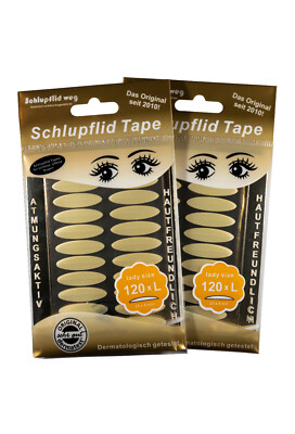 Schlupflid Tape  - ''lady size'' (L) Augenlidlifting ohne OP - 240Stück Doppelpack