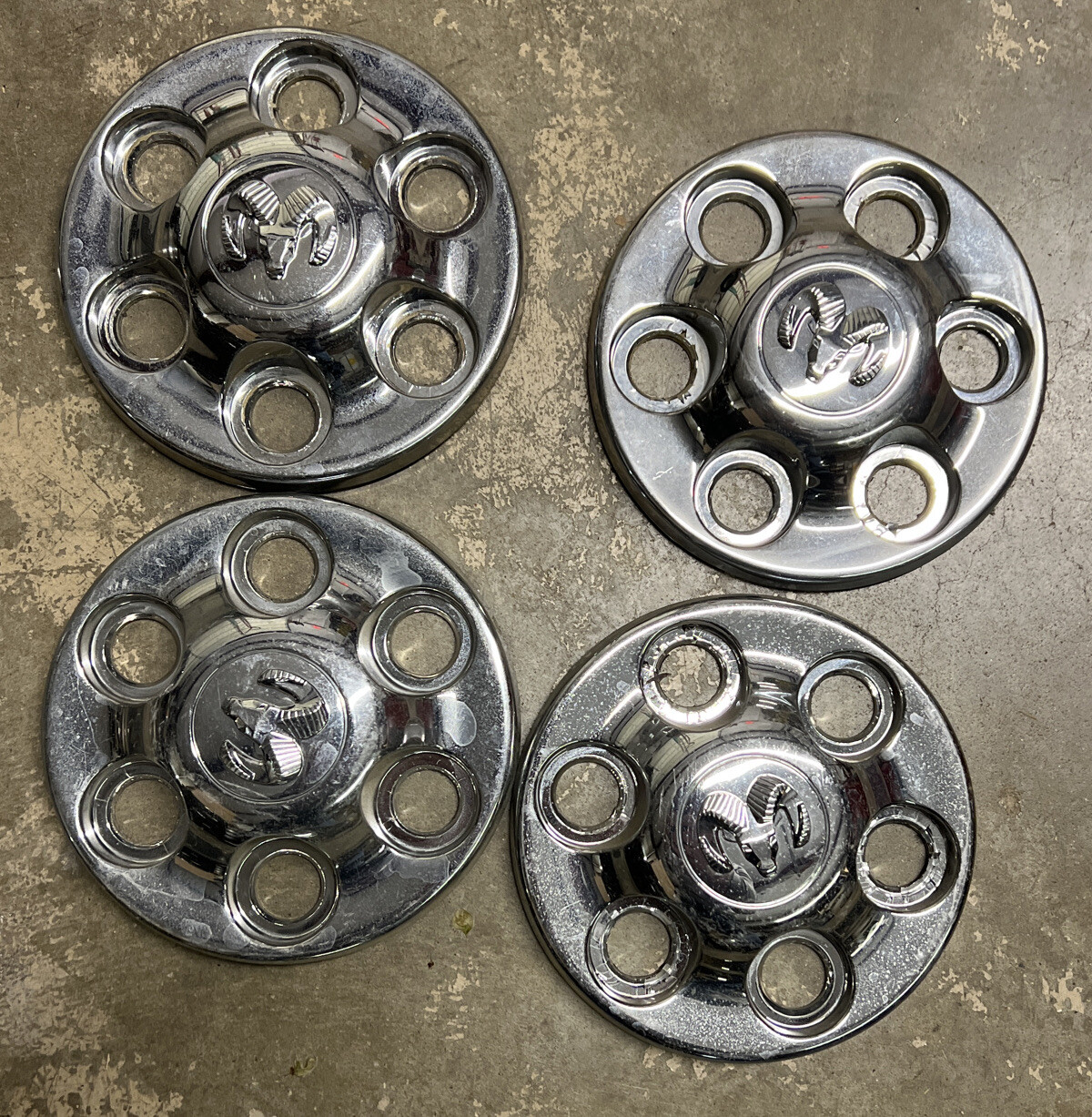 1999 Dodge Durango Center Caps 6 Lug Chrome OEM 52039401 Set of 4 eBay