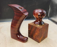 Cocobolo Tote & Knob For Lie Nielsen No 62 or 164 Hand Plane w/ Brass for Knob