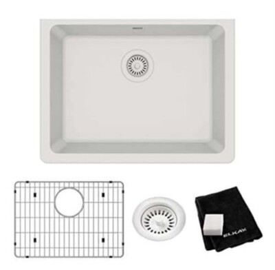 New Elkay Quartz Classic White 24-5/8 display picture 1