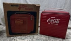 VTG LARGE 1954 Coca Cola Metal Cooler Drink Coke In Bottles With Original Box