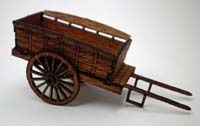 Ancorton OOFC1 Farm Cart Horse Drawn Laser-cut Kit OO Gauge