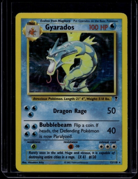 Pokemon TCG Gyarados 12/110 Legendary Collection Holo Rare LP