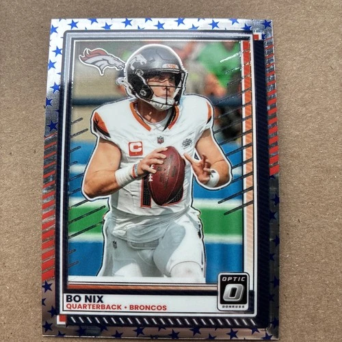 2025 Panini Donruss Optic - Bo Nix #31 Stars Prizm