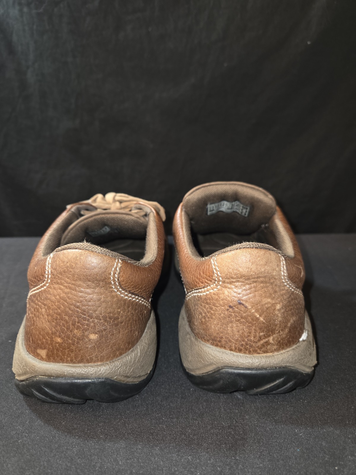 Scarpe da passeggio Keen Presidio in pelle da donna 8 5 W marroni stringate