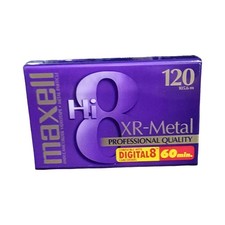 Maxell P6-120XR Metal Hi8 Digital8 Video Tapes NEW Sealed Professional Grade