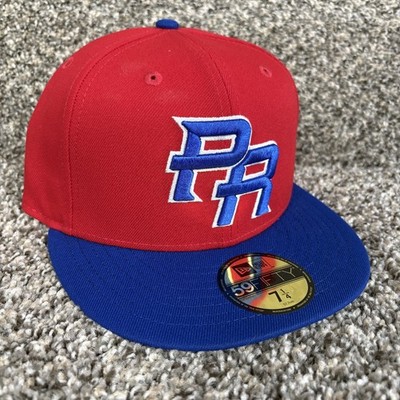 New Era 59FIFTY キャップ 71/4 Puerto Rico New Era 59FIFTY Fitted Hat 7 1/4 Red Blue WBC World
