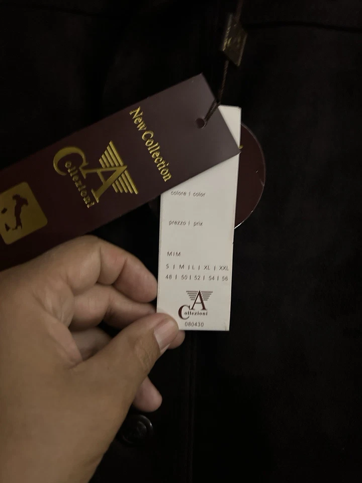 Collezioni Abrigo Italiano Cuero Hombre Nuevo Foto 4 de 4