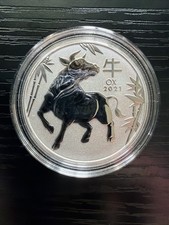 2021 1 Oz Platinum Lunar Year Of The Ox Perth Mint BU Coin 2199.00 per troy oz