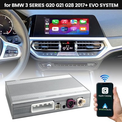 Wireless Carplay Android Auto Decoder Box mit EVO System für BMW 1 2 3 4 5 6 7er