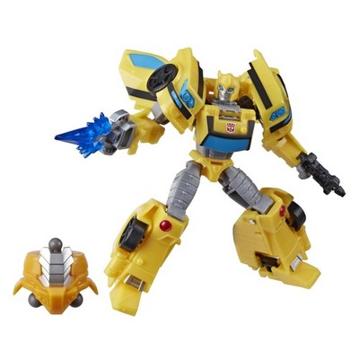 Toys Cyberverse Deluxe Class Bumblebee Action Figure, Sting Shot Attack Move ...