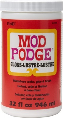 Gloss Sealer, Glue & Finish: All-in-One Craft Solution- Quick Dry, Easy Clean...