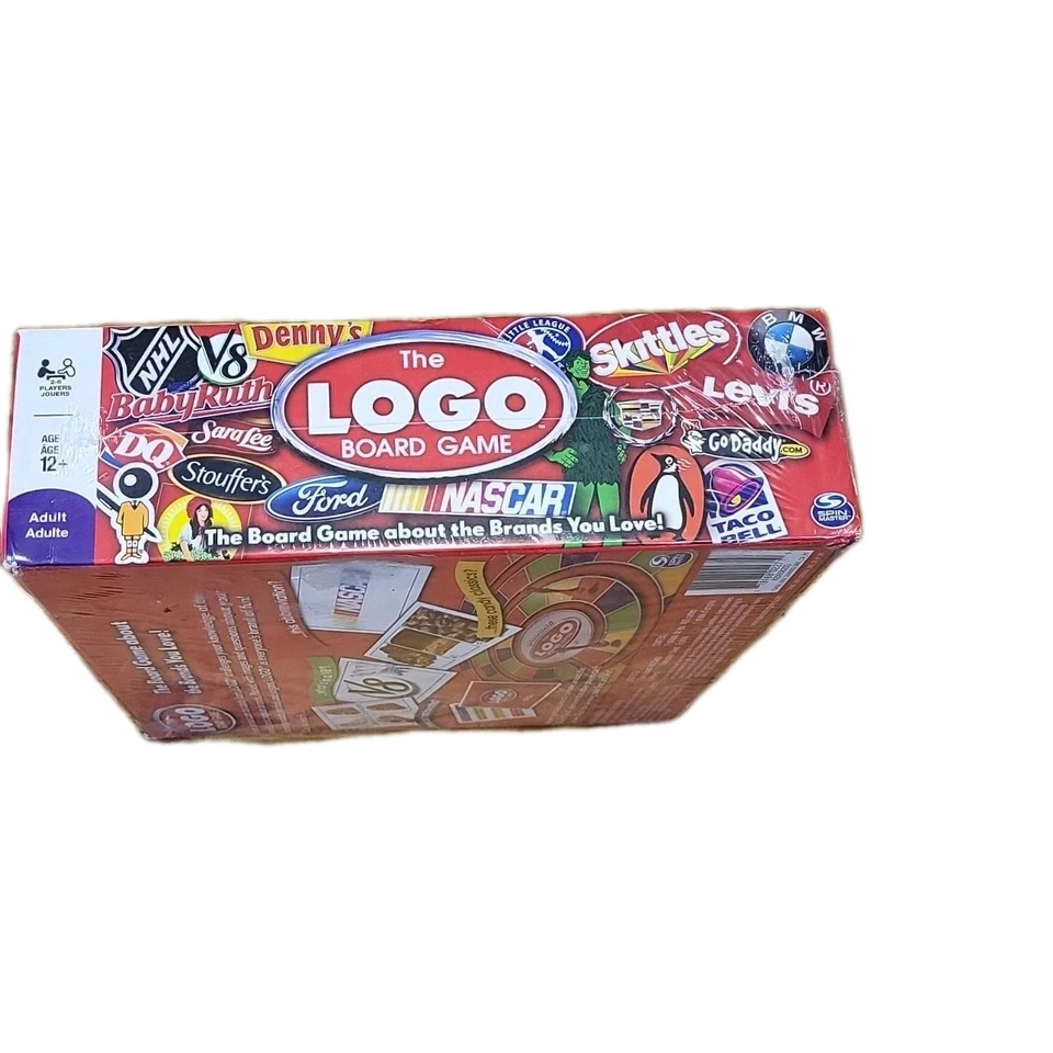The LOGO BOARD GAME About The Brands You Love by Spinmaster Co Ages 12+ NEW - Image 3 of 4