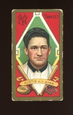 1911 T205 Baseball #5 Jimmy Austin VG *e1