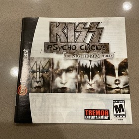 Kiss Psycho Circus: The Nightmare Child (Sega Dreamcast, 2000) Complete CIB