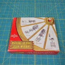 Ox Team Old West wooden Kit Wagon Masters Scale Model Craft Master See Info