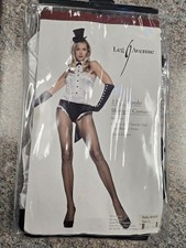 VTG 2pc Tuxedo Showgirl Costume Leg Avenue Size Large or Small