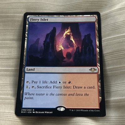 Fiery Islet Modern Horizons Regular RARE Land 238/254 Magic The Gathering MTG
