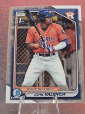 2024 Bowman #BCP-75 Esmil Valencia Chrome Prospects