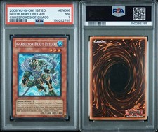 PSA 7 Gladiator Beast Retiari CSOC-EN086 Crossroads of Chaos 1st Edition LOW POP