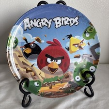 Vintage ANGRY BIRDS Dinner Plate Rovio Entertainment 2009 Storline Kids Plate 8  