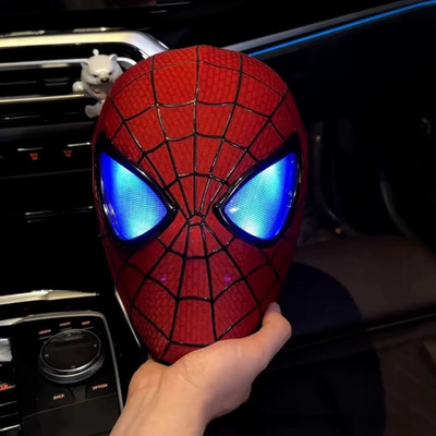 1:1 Wearable Helmet Ring Control Moving Eyes Light Up Arachnid Hero Cosplay Mask