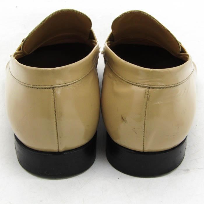 GUCCI Slip-Ons Leather Loafers Dress Shoes Size:36/JP:23 Beige 141141K Authentic thumbnail 5
