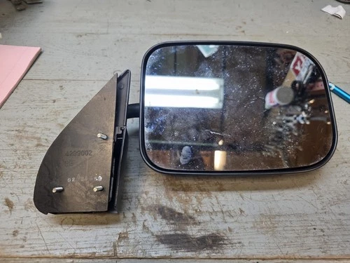 94-02 DODGE Truck VAN  RIGHT PASSENGER Side view Manual Mirror 6x9 OEM 4299002