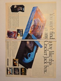 Vintage Sega CD Magazine Ad Mega Lot Lethal Enforcers Contra 90s Retro Rare