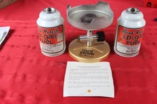 Hank Roberts Mark III Compact Backpacking  Mini Stove, & Two 6 1/4 oz Fuel Cans