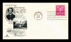 US COVER EDGAR ALLAN POE 100TH ANNIVERSARY FIRST DAY ISSUE SCOTT 986 ARTCRAFT