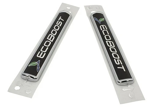 Ford EcoBoost Black and Silver Emblems/Badges (Set of 2) - Изображение 4 из 4