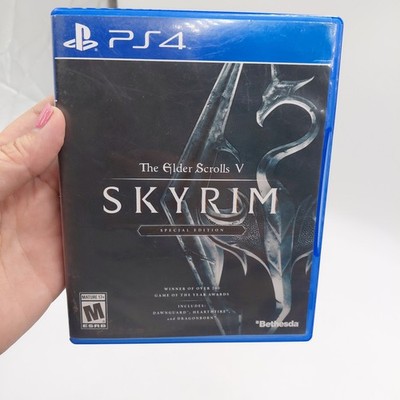 Elder Scrolls V: Skyrim Special Edition (PlayStation 4, 2016) CIB With Map 
